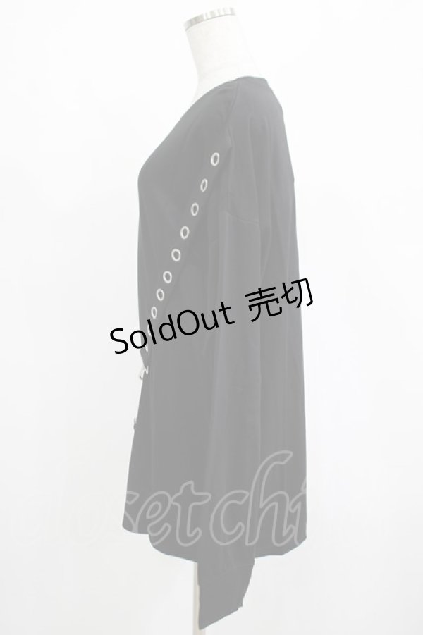 画像2: KILL STAR / Ruckus Long Sleeve Top M 黒 H-25-03-01-013-SL-TO-KB-ZH (2)