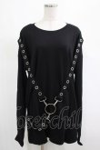 画像1: KILL STAR / Ruckus Long Sleeve Top M 黒 H-25-03-01-015-SL-TO-KB-ZH (1)