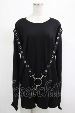 画像: KILL STAR / Ruckus Long Sleeve Top M 黒 H-25-03-01-015-SL-TO-KB-ZH
