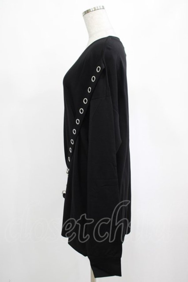 画像2: KILL STAR / Ruckus Long Sleeve Top M 黒 H-25-03-01-015-SL-TO-KB-ZH (2)