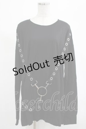 画像: KILL STAR / Ruckus Long Sleeve Top M 黒 H-25-03-01-019-SL-TO-KB-ZI
