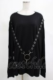 画像1: KILL STAR / Ruckus Long Sleeve Top M 黒 H-25-03-01-021-SL-TO-KB-ZH (1)