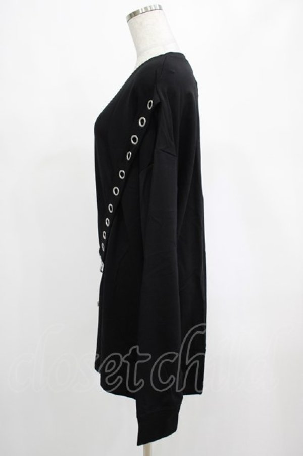 画像2: KILL STAR / Ruckus Long Sleeve Top M 黒 H-25-03-01-021-SL-TO-KB-ZH (2)