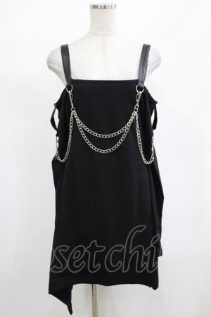画像: KILL STAR / Pleasure & Chain Dress S 黒 H-25-03-01-022-SL-OP-KB-OS