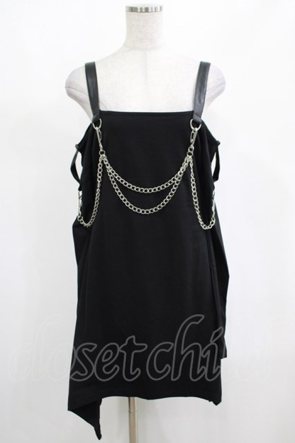 画像1: KILL STAR / Pleasure & Chain Dress S 黒 H-25-03-01-022-SL-OP-KB-OS (1)