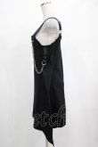 画像2: KILL STAR / Pleasure & Chain Dress S 黒 H-25-03-01-022-SL-OP-KB-OS (2)