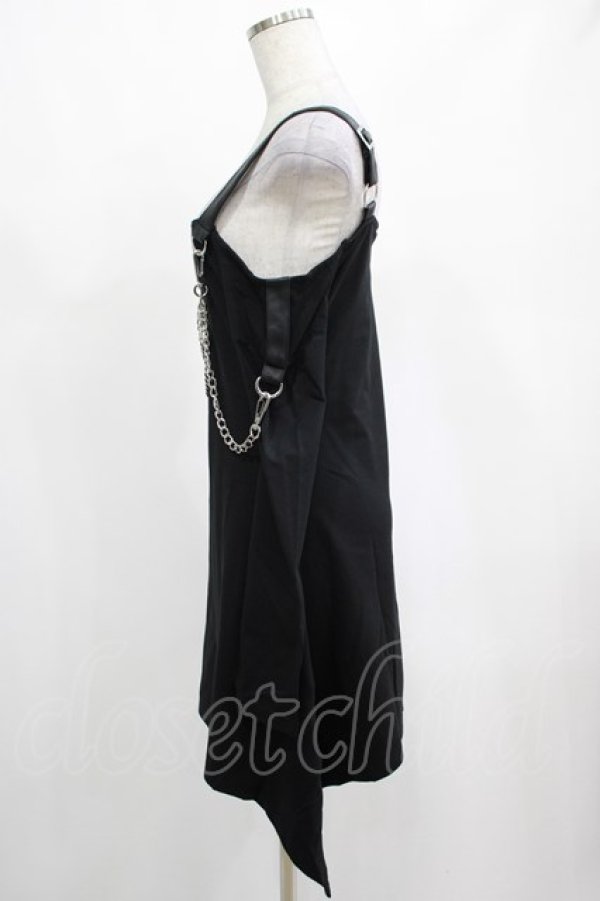 画像2: KILL STAR / Pleasure & Chain Dress S 黒 H-25-03-01-022-SL-OP-KB-OS (2)