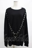 画像1: KILL STAR / Ruckus Long Sleeve Top M 黒 H-25-03-01-023-SL-TO-KB-ZH (1)