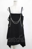 画像1: KILL STAR / Pleasure & Chain Dress M ブラック H-25-03-01-024-SL-OP-KB-OS (1)