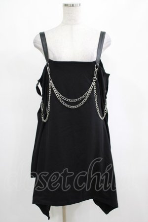 画像: KILL STAR / Pleasure & Chain Dress M ブラック H-25-03-01-024-SL-OP-KB-OS