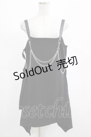 画像: KILL STAR / Pleasure & Chain Dress M ブラック H-25-03-01-024-SL-OP-KB-OS