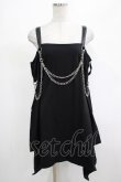 画像1: KILL STAR / Pleasure & Chain Dress M ブラック H-25-03-01-026-SL-OP-KB-ZI (1)