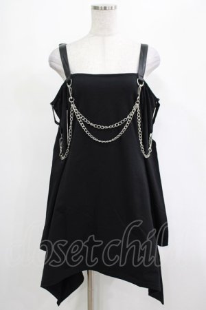 画像: KILL STAR / Pleasure & Chain Dress M ブラック H-25-03-01-028-SL-OP-KB-ZI