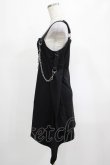 画像2: KILL STAR / Pleasure & Chain Dress M ブラック H-25-03-01-028-SL-OP-KB-ZI (2)