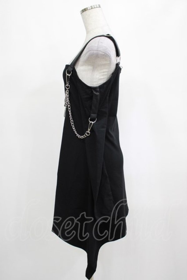 画像2: KILL STAR / Pleasure & Chain Dress M ブラック H-25-03-01-028-SL-OP-KB-ZI (2)