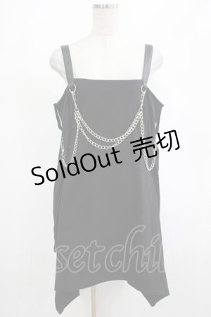 画像: KILL STAR / Pleasure & Chain Dress M ブラック H-25-03-01-030-SL-OP-KB-OS