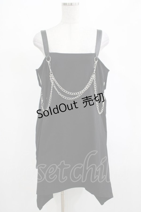 画像1: KILL STAR / Pleasure & Chain Dress M ブラック H-25-03-01-030-SL-OP-KB-OS (1)