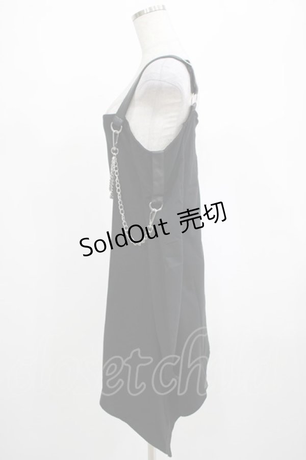 画像2: KILL STAR / Pleasure & Chain Dress M ブラック H-25-03-01-030-SL-OP-KB-OS (2)
