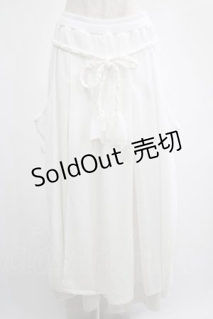 画像: Qutie Frash / 袴パンツ  白 H-25-03-02-037-QU-PA-KB-ZH