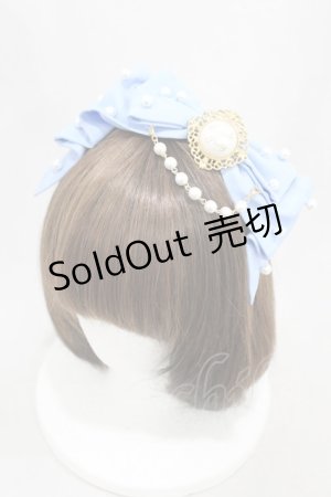 画像: Angelic Pretty / きまぐれDolly Ribbonカチューシャ  サックス H-25-03-02-1005-AP-AC-NS-ZH