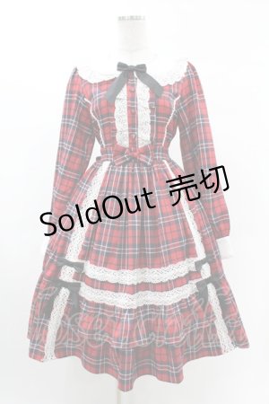 画像: axes femme kawaii / タータンチェックワンピース M レッド H-25-03-02-1030-AX-OP-NS-ZH