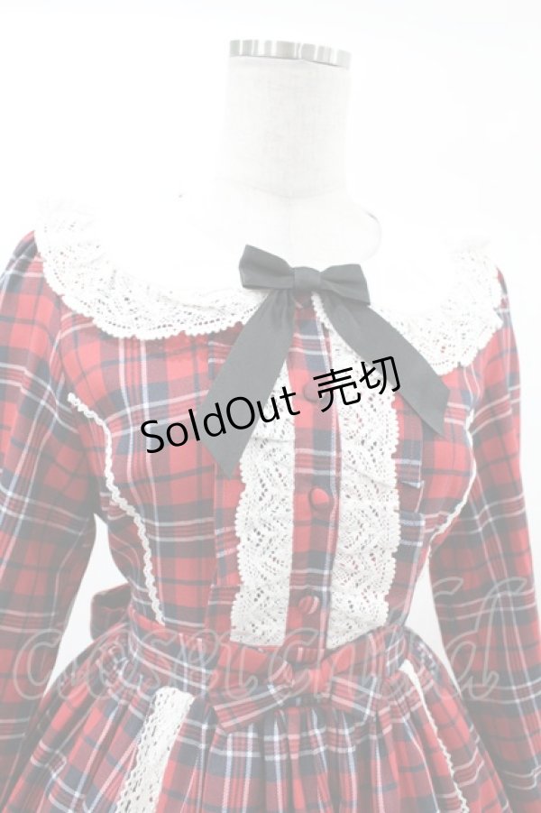 画像4: axes femme kawaii / タータンチェックワンピース M レッド H-25-03-02-1030-AX-OP-NS-ZH (4)