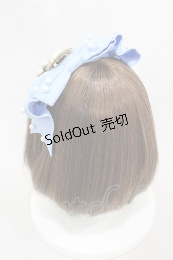 画像2: Angelic Pretty / きまぐれDolly Ribbonカチューシャ  サックス H-25-03-02-1005-AP-AC-NS-ZH (2)