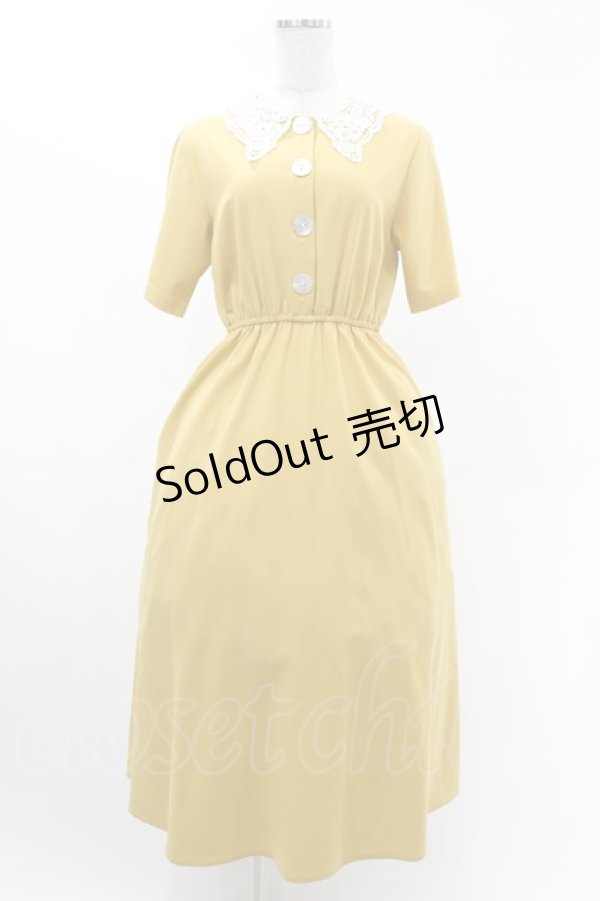 画像1: LEBECCA boutique / 街を見下ろすワンピース Free イエロー H-25-03-02-1037-EL-OP-NS-ZH (1)