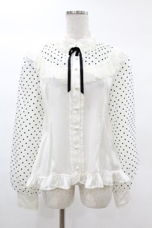 画像: Angelic Pretty / Angelinaブラウス Free オフ H-25-03-02-1049-AP-BL-NS-ZH