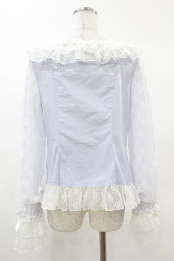 画像2: Angelic Pretty / フランソワーズブラウス Free ラベンダー H-25-03-02-1051-AP-BL-NS-ZH (2)