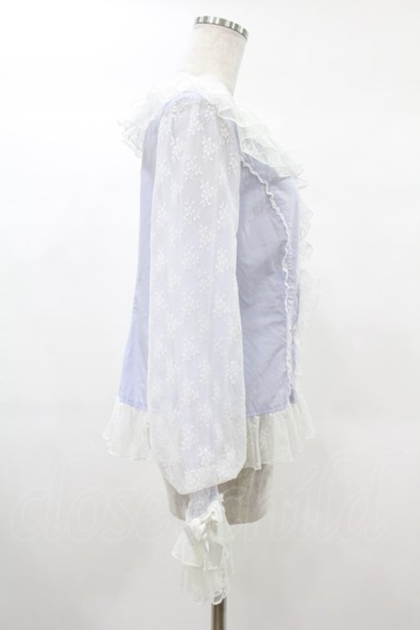 画像3: Angelic Pretty / フランソワーズブラウス Free ラベンダー H-25-03-02-1051-AP-BL-NS-ZH (3)