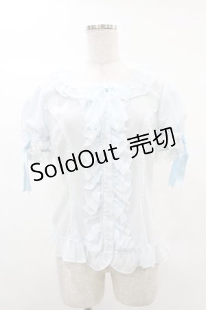 画像: Angelic Pretty / ミラージュシフォンブラウス Free サックス H-25-03-02-1055-AP-BL-NS-ZH