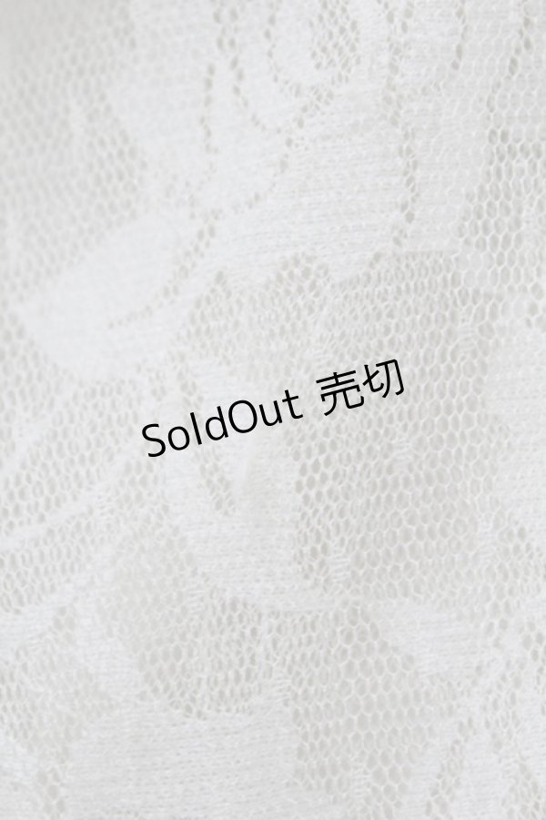 画像3: axes femme POETIQUE / ドットチュールトップス M アイボリー H-25-03-02-1059-AX-TO-NS-ZH (3)