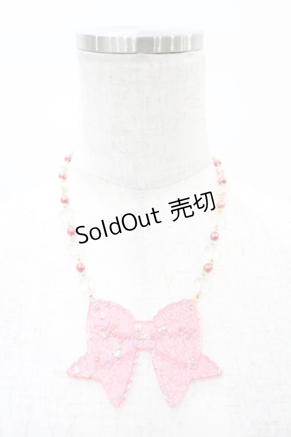 画像2: Angelic Pretty / ときめきリボンネックレス  レッド H-25-03-02-1010-AP-AC-NS-ZH (2)