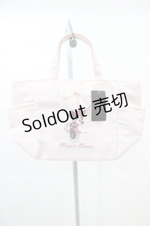 画像: Maison de FLEUR / Minnie Mouse/サイドポケットトートバッグ  ライトピンク H-25-03-02-1016-LO-BG-NS-ZH