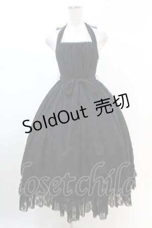 画像: Victorian maiden / エレガントレーシーホルターネックドレス Free ブラック H-25-03-02-1021-CL-OP-NS-ZH