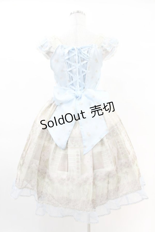 画像2: BABY,THE STARS SHINE BRIGHT / バラ雫空のMuse柄パーリィジャンパースカート Free サックス H-25-03-02-1022-BA-OP-NS-ZH (2)