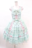 画像1: Angelic Pretty / Dressy Timeジャンパースカート Free ミント H-25-03-02-1024-AP-OP-NS-ZH (1)