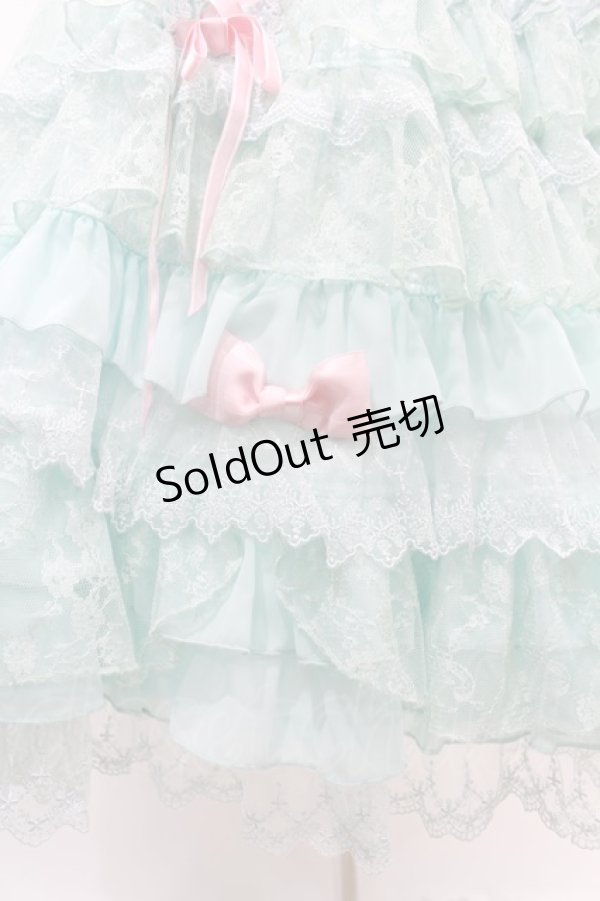 画像5: Angelic Pretty / Dressy Timeジャンパースカート Free ミント H-25-03-02-1024-AP-OP-NS-ZH (5)