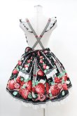 画像2: Angelic Pretty / 摘みたていちごエプロン風スカート Free ブラック H-25-03-02-1025-AP-SK-NS-ZH (2)