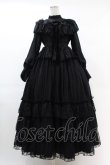 画像1: Angelic Pretty / Romantic Night Princessワンピース Free ブラック H-25-03-02-1026-AP-OP-NS-ZH (1)