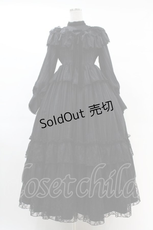 画像1: Angelic Pretty / Romantic Night Princessワンピース Free ブラック H-25-03-02-1026-AP-OP-NS-ZH (1)