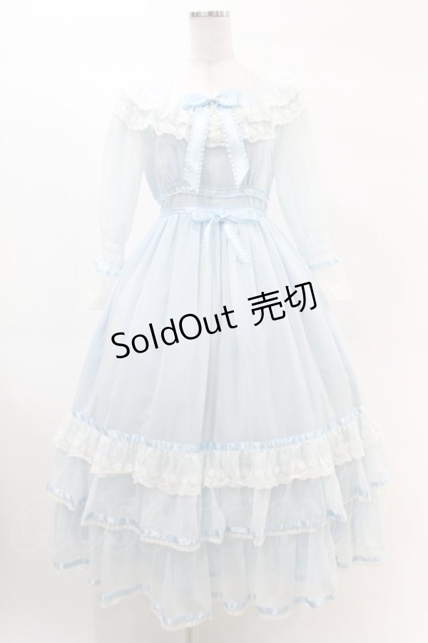 画像1: BABY,THE STARS SHINE BRIGHT / St.Cathedral Lilyロングワンピース Free サックス H-25-03-02-1027-BA-OP-NS-ZH (1)