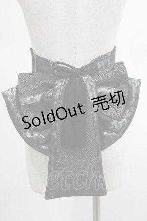 画像: Qutie Frash / 花魁帯コルセット  ブラック H-25-03-02-050-QU-TO-KB-ZH