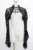画像1: DARK IN LOVE / Gothic sexy big sleeves lace cape M 黒 H-25-03-02-057-PU-TO-KB-ZH (1)