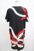 画像3: curiosite / 白蛇様Tシャツワンピース L 黒 H-25-03-02-059-EL-OP-KB-ZT389 (3)