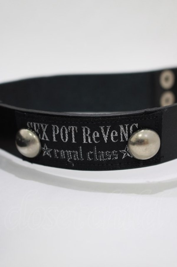 画像3: SEX POT ReVeNGe / リングベルトチョーカー  黒 H-25-03-02-087-SP-AC-KB-ZH (3)