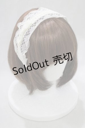 画像: Melody BasKet / 旋律で紡いだレースカチューシャ  アイボリー H-25-03-02-089-LO-AC-KB-ZH