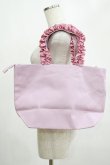 画像2: Maison de FLEUR / Maison de FLEUR×Misako Aoki/Mリボンキャンバストートバッグ  ピンク H-25-03-03-050-LO-BG-NS-ZH (2)