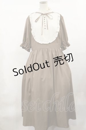 画像: m petit by misako / ナジジムジキリカエワンピース LL ブラウン H-25-03-03-1004-LO-OP-NS-ZH